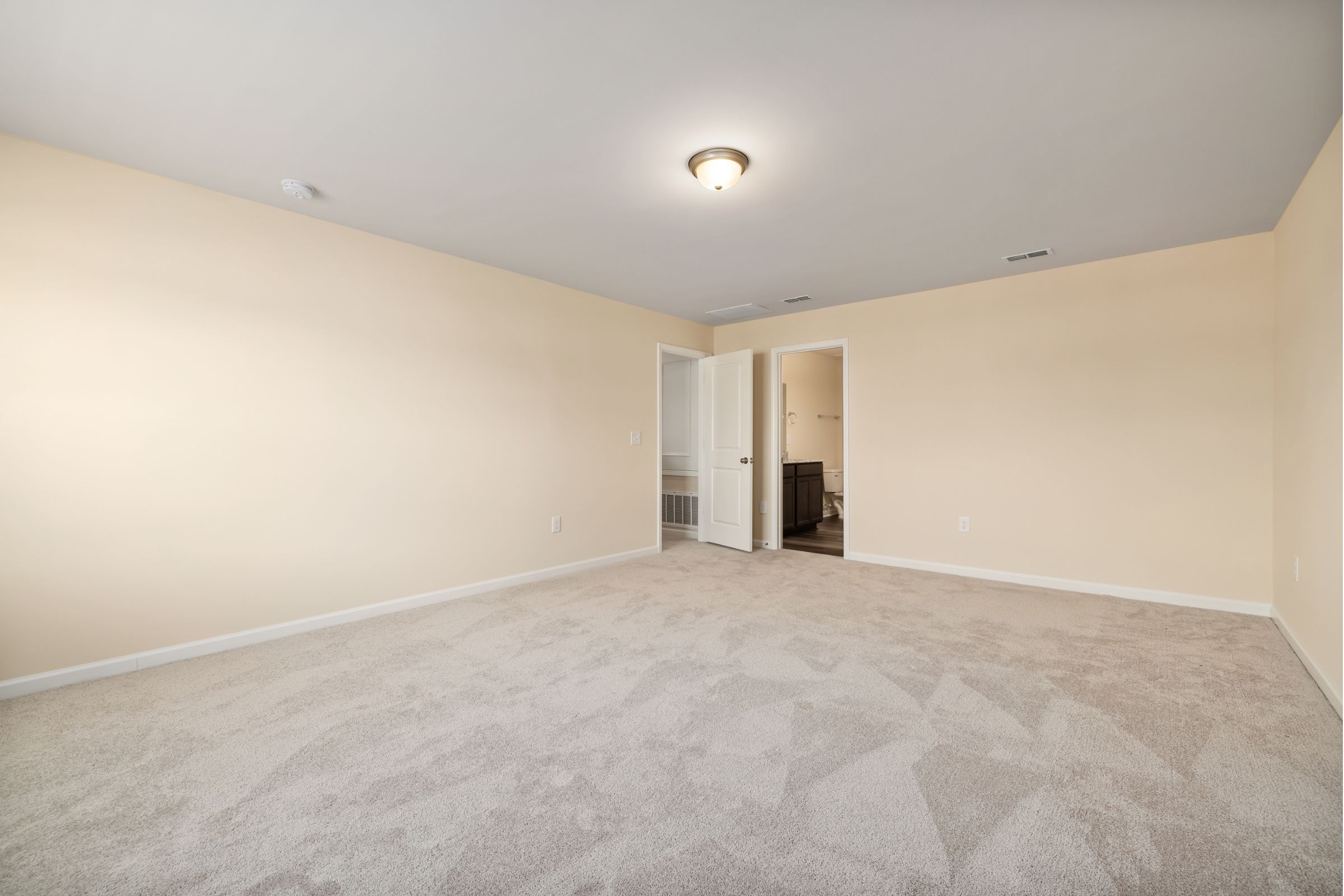 Clean, fresh bedroom after professional upholstery-style cleaning